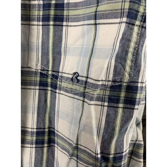 Roper Men’s 2XL Button down Shirt Western Long Sleeve Plaid cowboy Embroidered - Picture 3 of 8